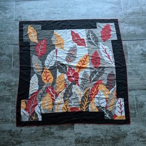 LAURA BIAGIOTTI Fall Leaves Pattern Scarf